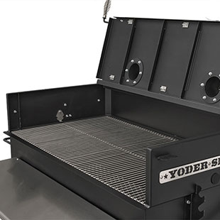 Yoder Smokers 48′′ Adjustable Charcoal Grill on Competition Cart