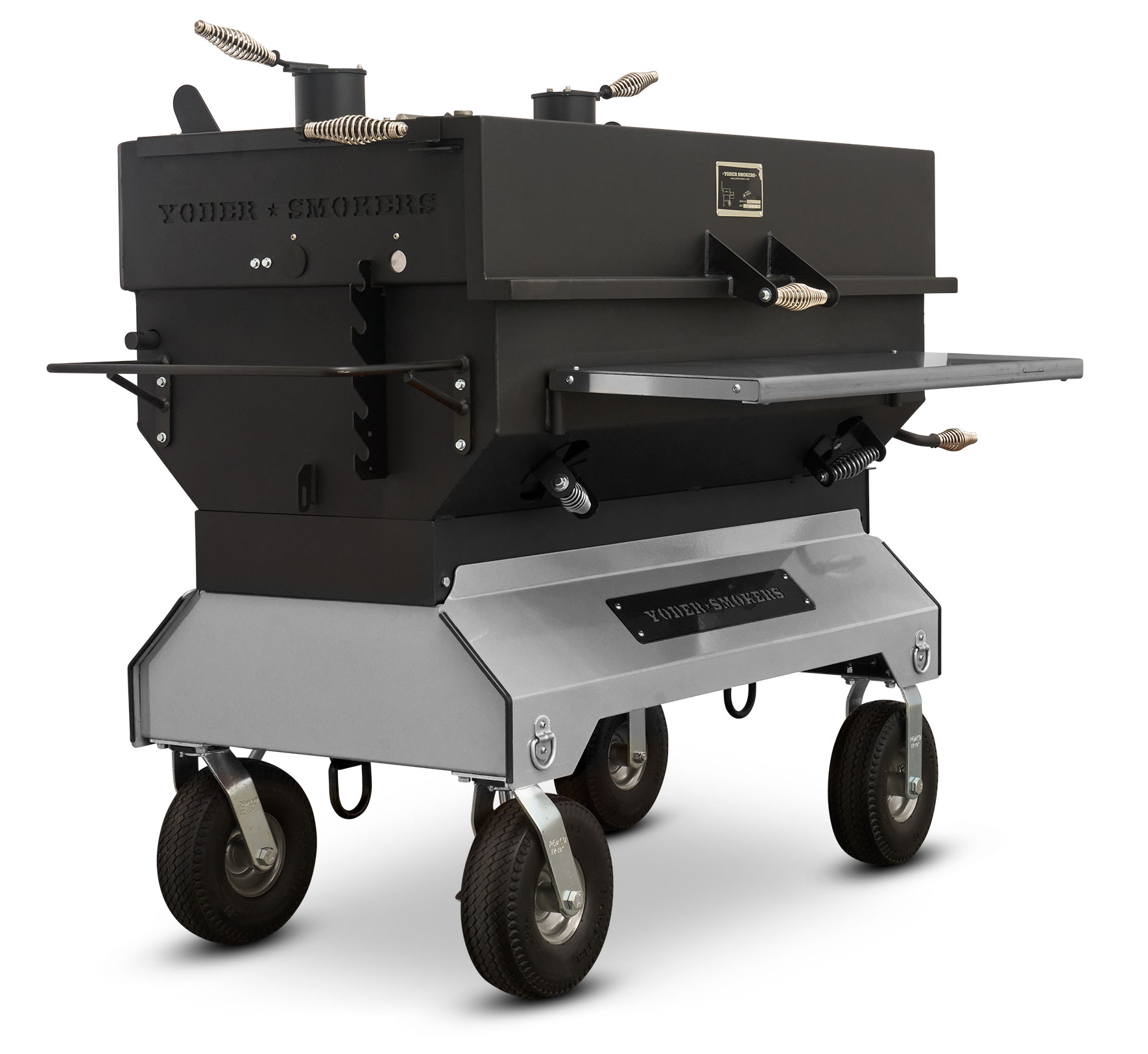 YODER SMOKERS 24 inch x 48 inch Charcoal Grill on Competition Cart